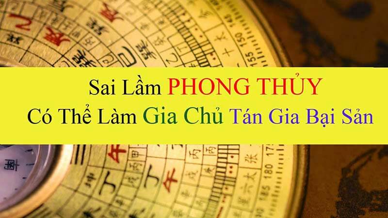 Mất giá trị phong thủy