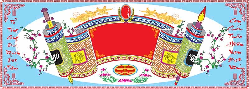 Tranh, câu đối treo tường cho ngày tết