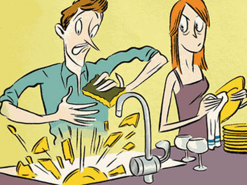 Không làm đổ vỡ đồ dùng